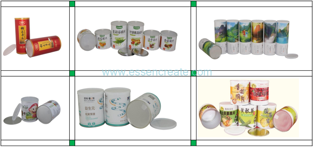 Food Packaging Tea Paper Cans