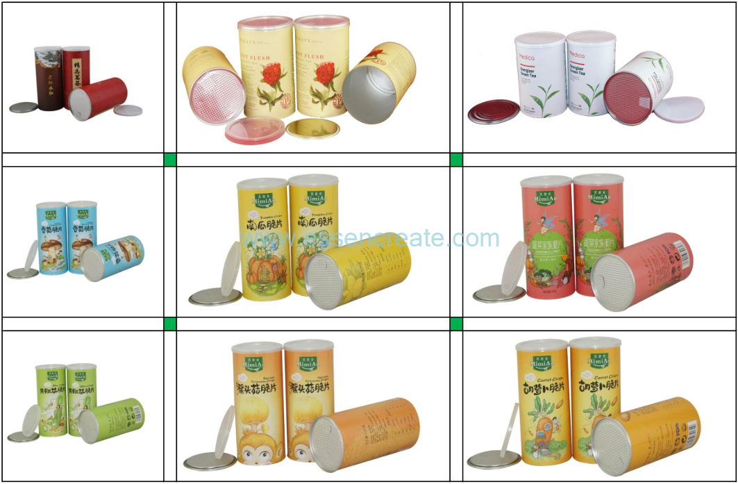 Protein Packaging Paper Canister
