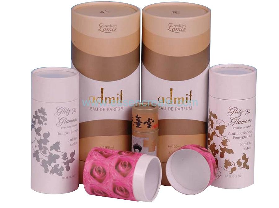 Custom Different Size Colorful Perfume Packaging Paper Tube