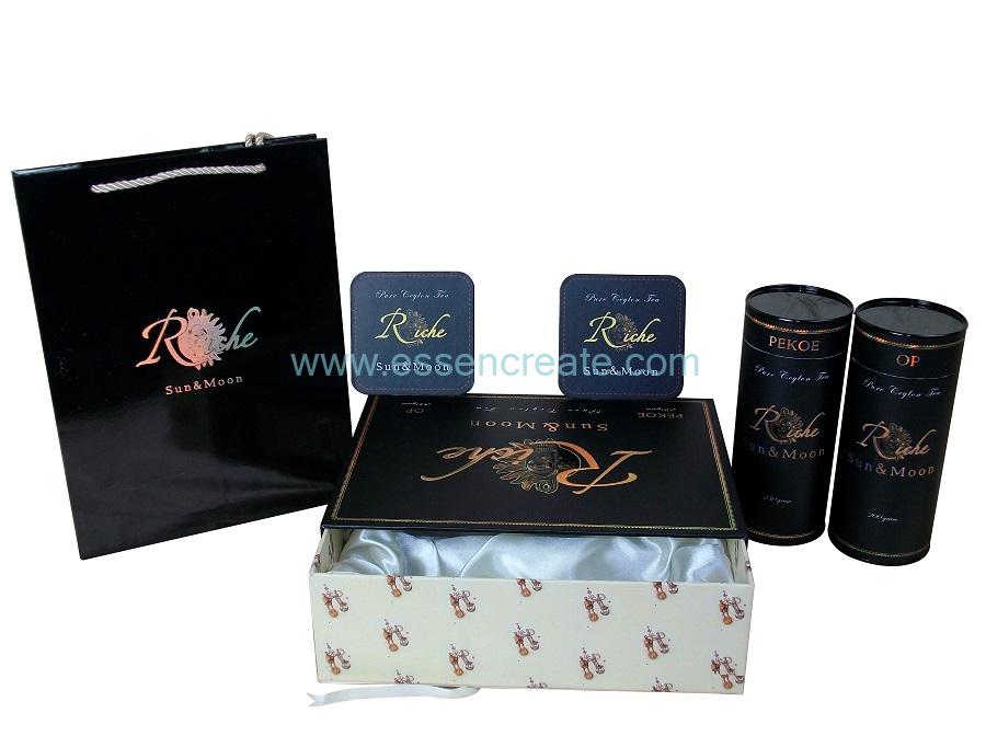 Paper Tea Canister Packing Gift Box