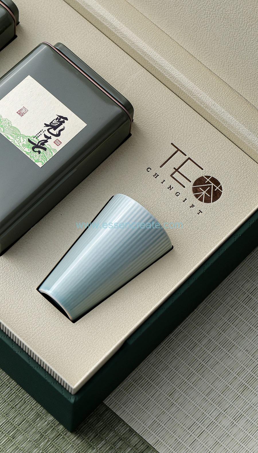 レザー USB 2.0 ボックス付きメモリスティック フラッシュドライブ