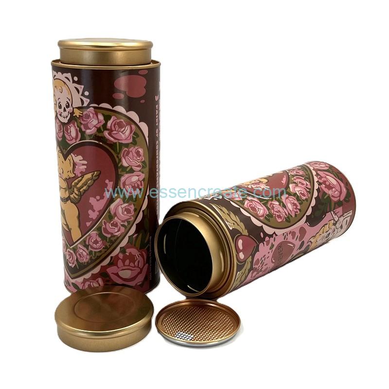 Staircase-shaped, easy-to-open lid container