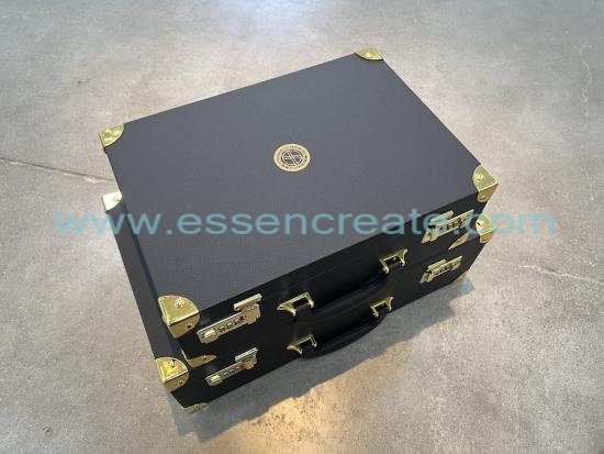 Wine Leather Box with Digital Locks