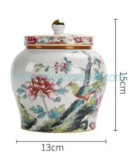 Tea Coffee Packaging Porcelain Storage Pot