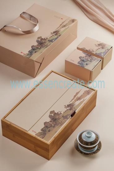 Landscape Map Exquisite Tea Packaging Box