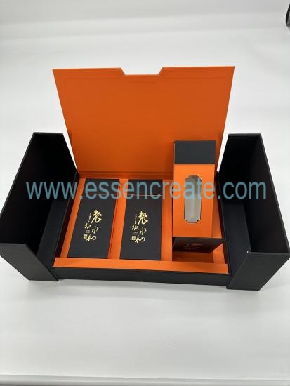 Custom High-End Clamshell Tea Gift Box Inside Small Box