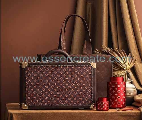 Custom Leather Tea Packaging